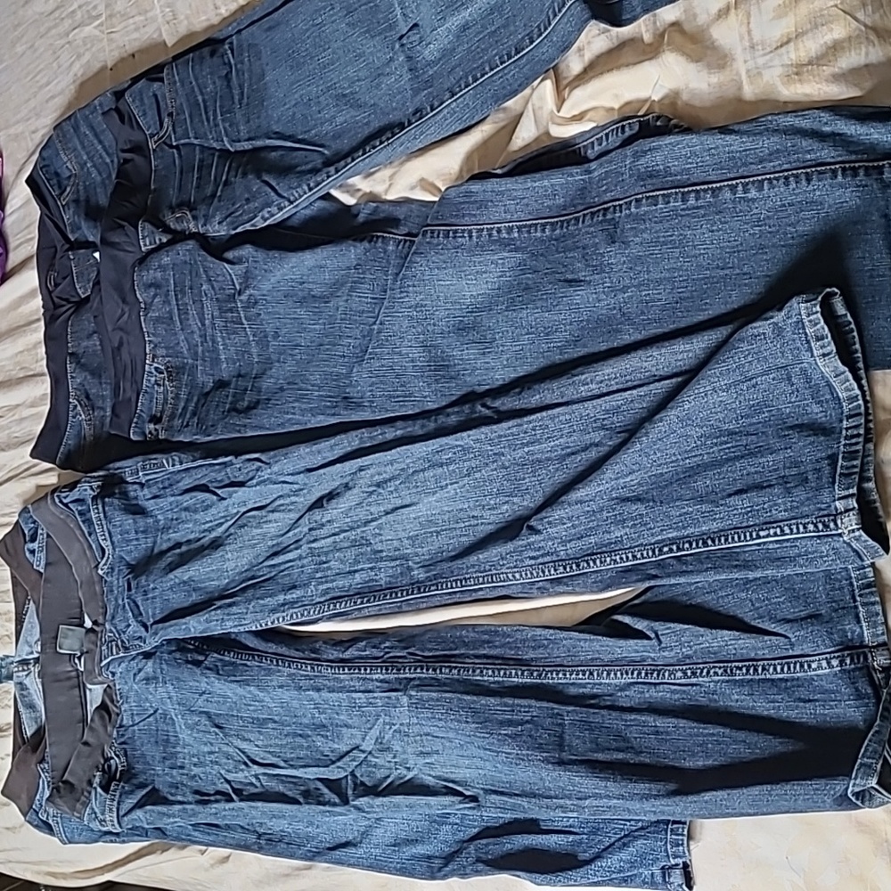 Maternity Elastic Waist Band Jeans (price is for 1 pair of jeans)